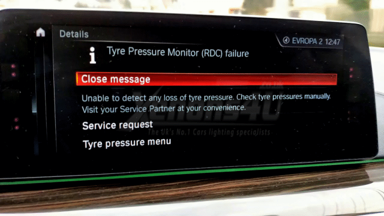 Sistemul TPMS BMW